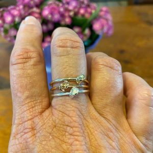 Kendra Scott rings presleigh mixed metal rings